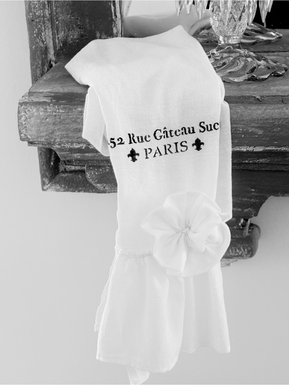 French custom made tea towels